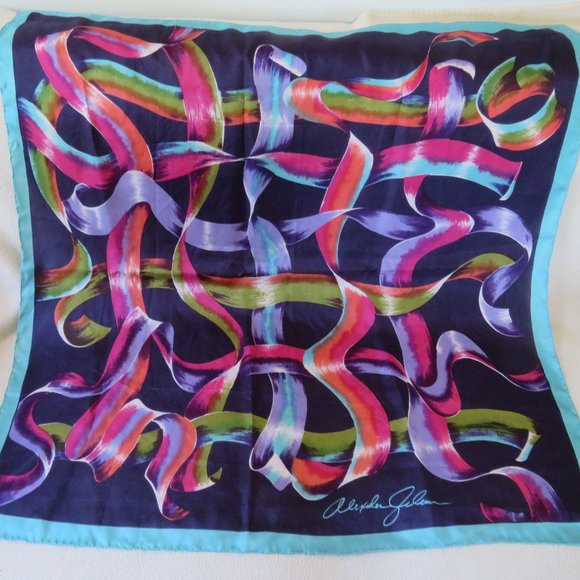 Alexander Julian Silk Scarf - Picture 1 of 4
